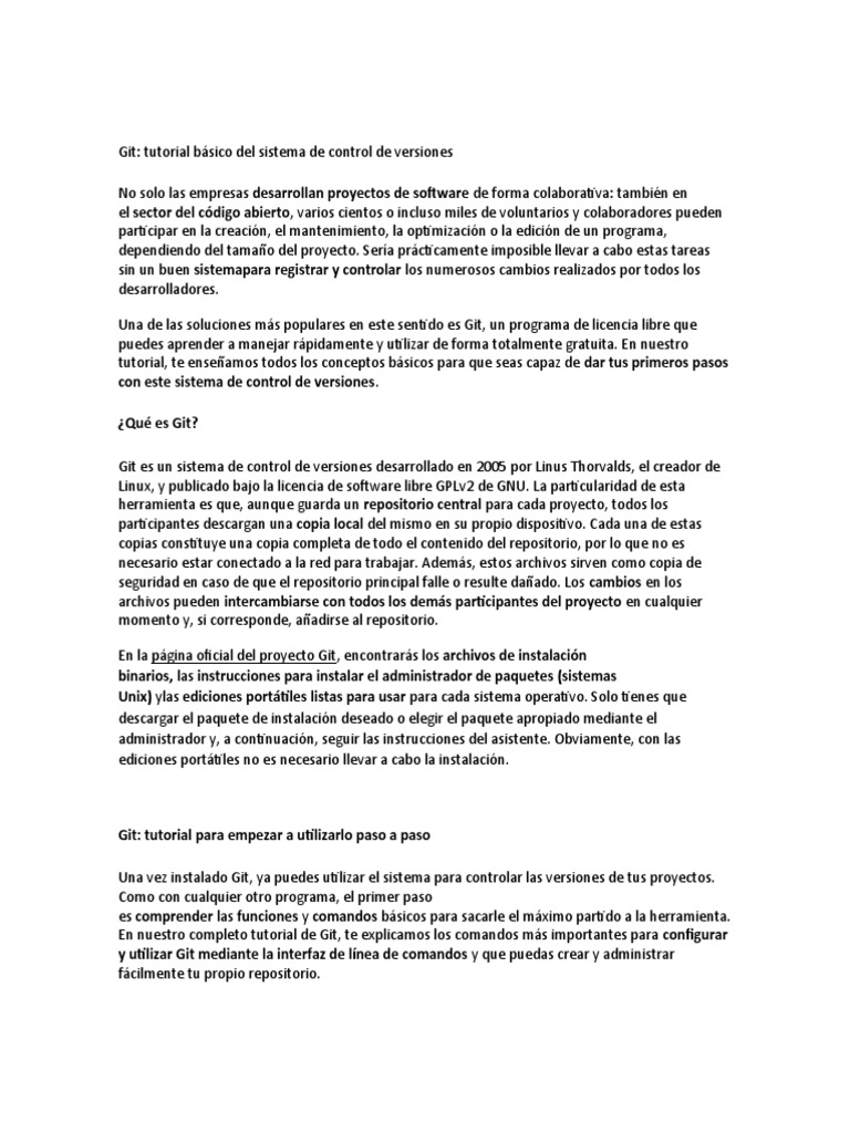 Git Flow | PDF | Control de versiones | Software libre