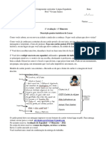 Avaliação Língua Espanhola_1Bimestre