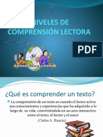 Niveles de Comprensión Lectora