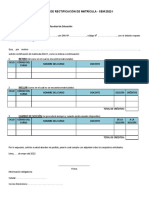 FORMATO Rectificacion de Matricula 2022 1 ESTUDIOS GENERALES