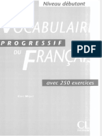 Vocabulaire Progressif - Niveau Débutant