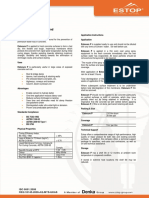 Surface Treatment - Estocure P - Data Sheet - 060201