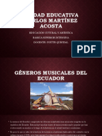 Géneros Musicales Del Ecuador