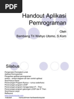 Download Pendahuluan Dasar Aplikasi Pemrograman by Setiawan Agung SN60020869 doc pdf