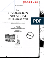 MANTOUX, PAUL - La Revolución Industrial en El Siglo XVIII (Ensayo Sobre Los Comienzos de La Gran Industria Moderna Inglesa) (OCR) [Por Ganz1912]