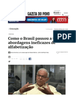 Crise na alfabetização