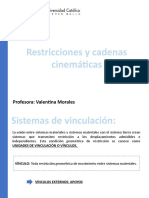 CLASE 2 - Restricciones y Cadenas Cinemáticas