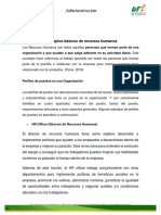 Conceptos Básicos de Recursos Humanos