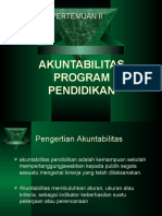 Akuntabilitas Program Pend