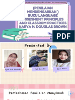 (Penilaian Mendengarkan) Buku Language Assesment Principles and Classrom Practices Karya H. Douglas Brown