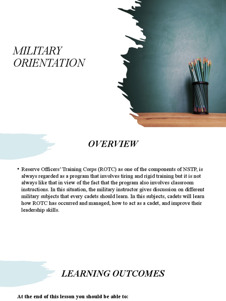 AFP Organization and ROTC Overview | PDF | Military | Government