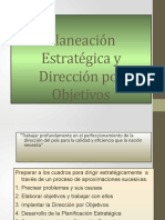 4 Planeacion Estrategica y Direccion Por Objetivos