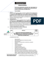 2 - TDR Mantenimiento Golondrinas