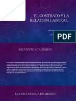 El Contrato y La Relación Laboral