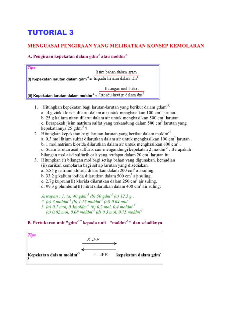 Tutorial 3 | PDF