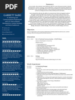 Garrett Saiki Resume