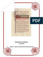 Santiago Apóstol, Patrono de España I Clase (Partituras Gregorianas Del Oficio y Misa)