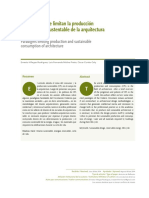Texto - Paradigmas Que Limitan La Producción y El Consumo Sustentable de La Arquitectura.