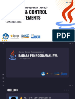 Praktisi Mengajar 2022: Java Methods & Control Flow