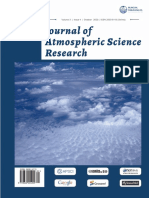 Journal of Atmospheric Science Research - Vol.3, Iss.4 October 2020