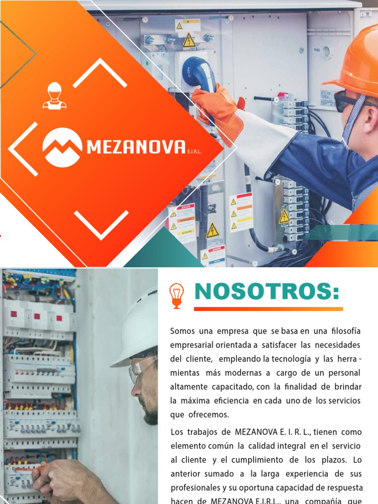 Brochure MESANOVA EIRL | PDF | Negocios | Tecnología