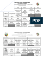 Horarios 25 Enero 2022