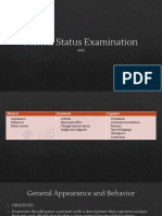 Mental Status Examination