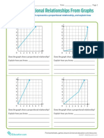 Identify Proportional Relationships From Graphs