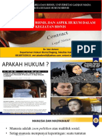 Hukum, Hukum Bisnis, Dan Aspek Hukum Dalam Kegiatan Bisnis