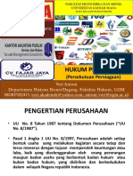 Hukum Perusahaan: (Persekutuan Perniagaan)