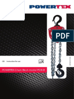 User Manual Powertex Chain Block (GB)