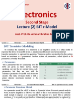 Lecture 2 - BJT R Model