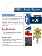Safety Campaign-Bypassing Safety Control-Feb 2022