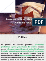 Prevencion de Accidentes Por Caida de Roca Ok