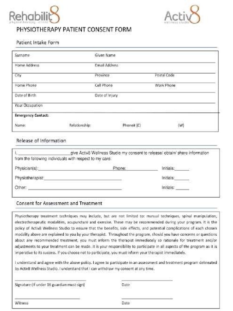 Patient Consent Form | PDF