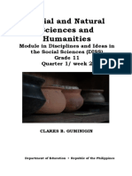 DISS11 - Q1 - W2 Social Sciences vs. Natural Sciences