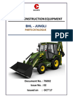 Escorts BHL Backhoe Loader JUNGLI Dated 12-10-2017