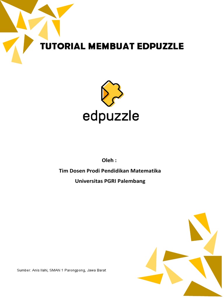 Tutorial Membuat Edpuzzle | PDF | Karier & Perkembangan | Bisnis