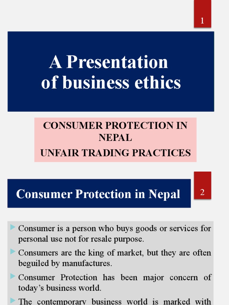 Consumer Protection In Nepal Pdf Consumer Protection Monopoly