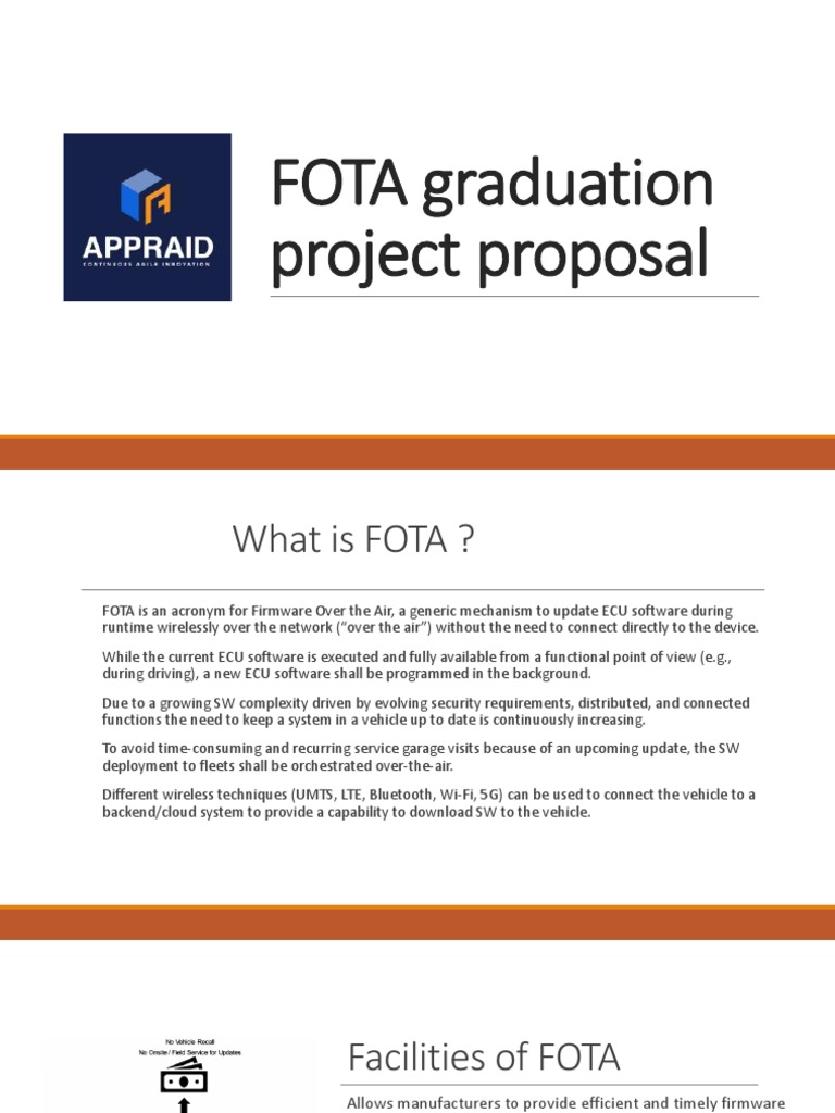 FOTA Presentation PDF Cloud Computing Encryption