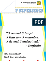 Dales Cone of Experience PDF