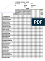 Lista de Asistencia