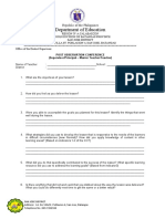 Modified Post Observation Tool