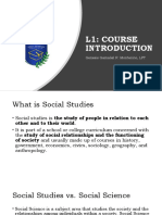 A2 - Defining Social Studies and Social Science
