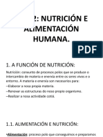 Tema 2 Alimentación y Nutrición Del Cuerpo Humano