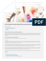 All You Need To Know About Pharmaceutical Development