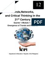 Trends Networks and Critical Thinking in The 21st Century Q3 Module 1