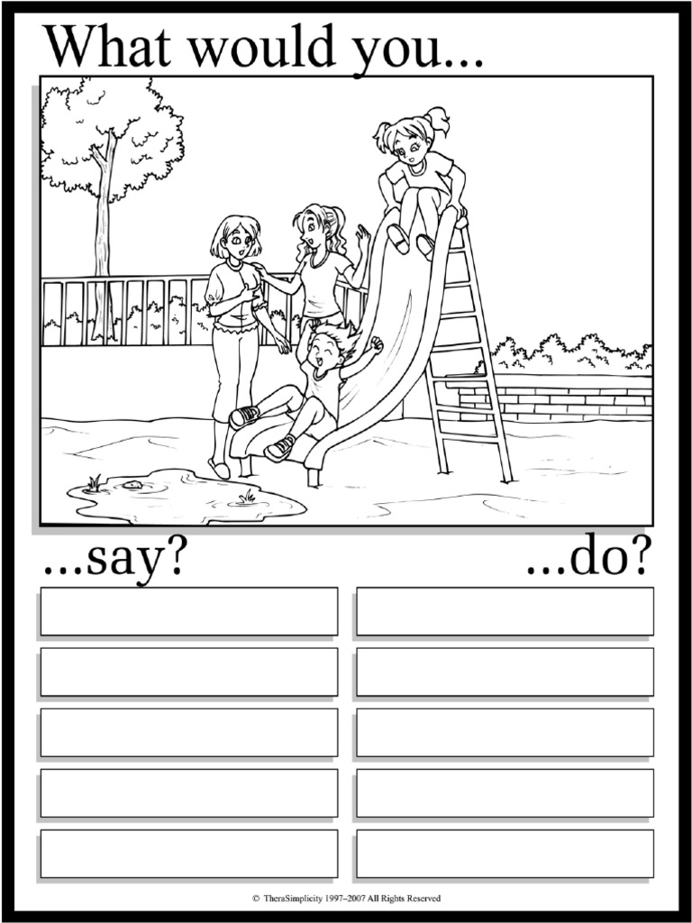 Say and Do - Situations 1 | PDF