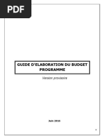 Guide Budget Programme
