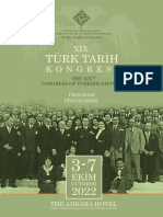 XIX. Turk Tarih Kongresi Program2